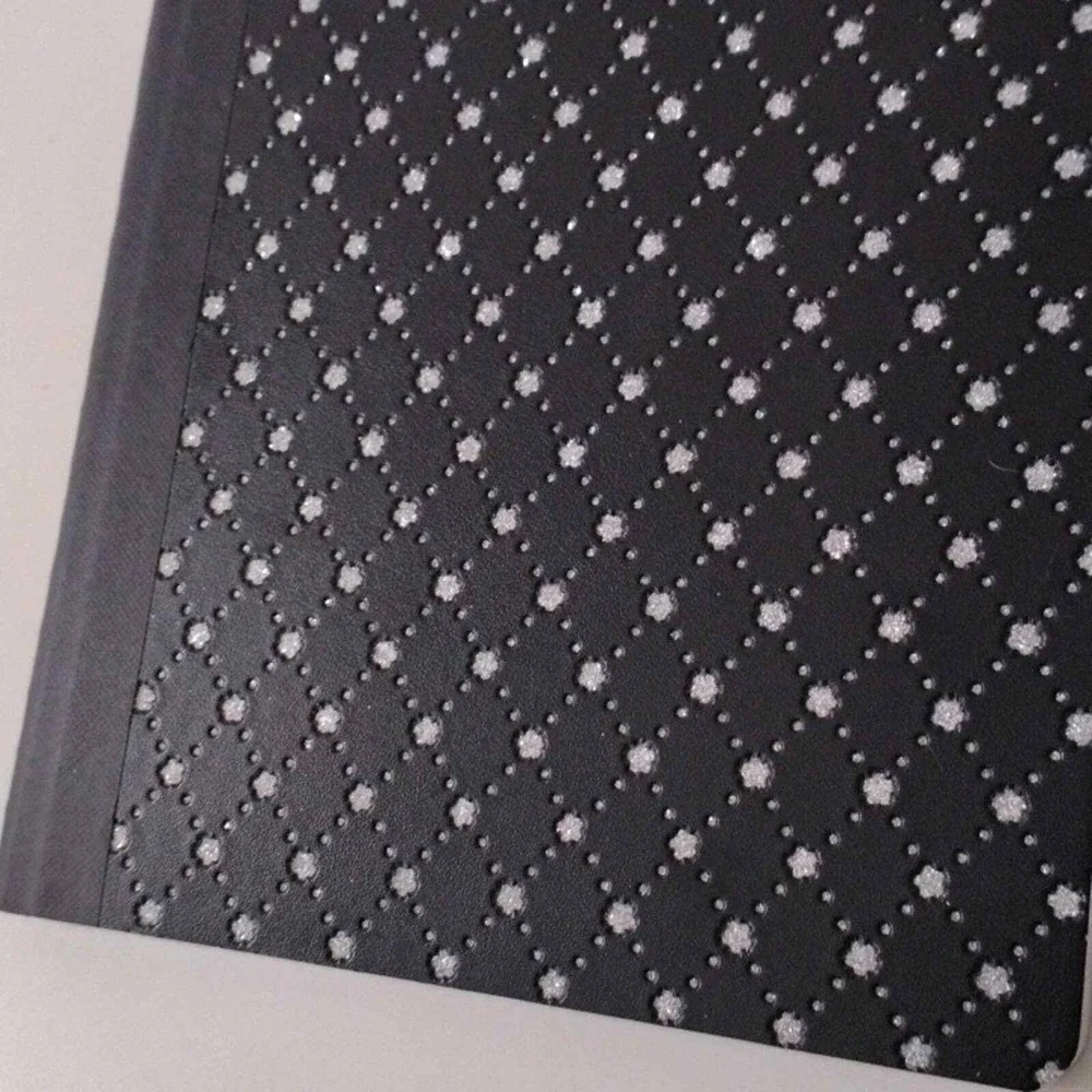 Notebook BLACK DIAMONDS Journal SPARKLE Cover‎ Bound Lined Pages Composition